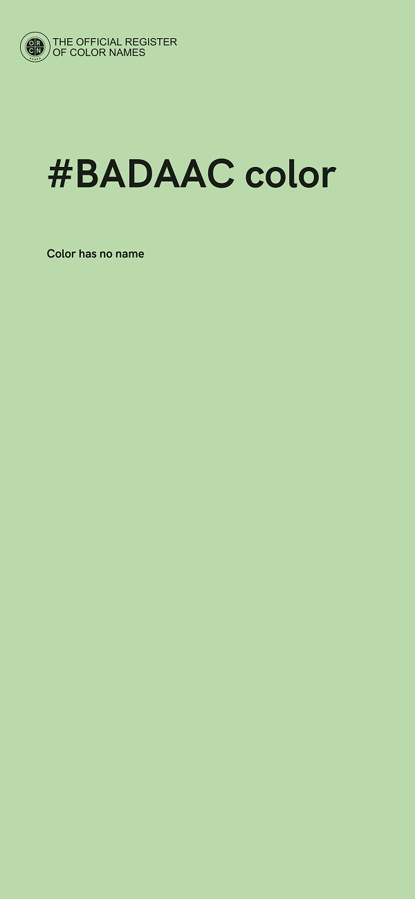 #BADAAC color image