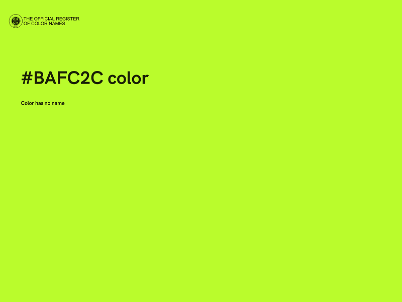 #BAFC2C color image