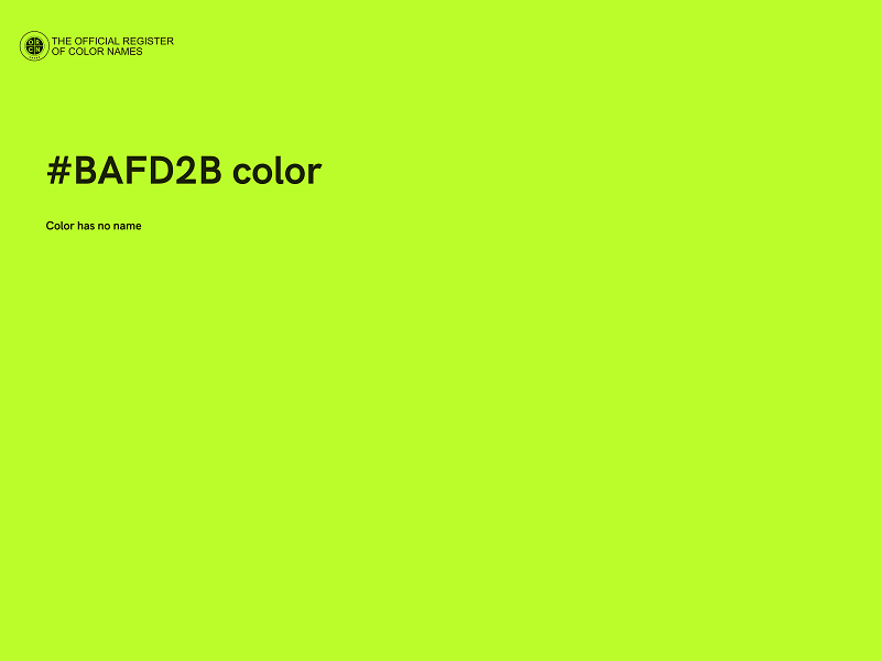 #BAFD2B color image