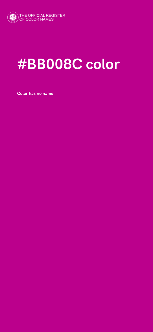 #BB008C color image