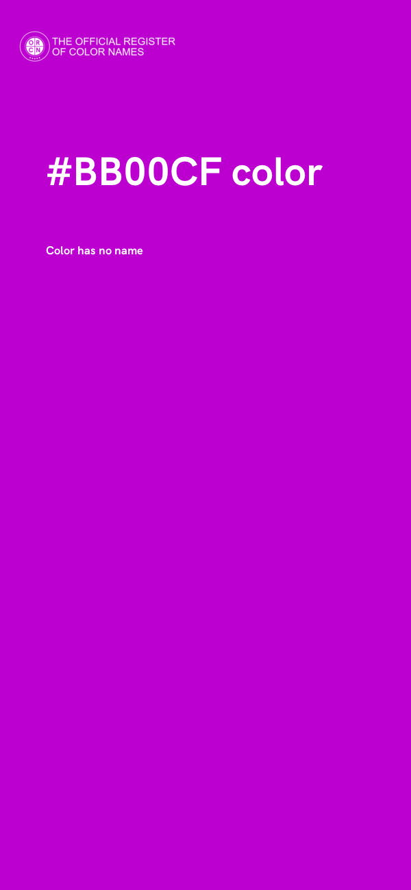 #BB00CF color image