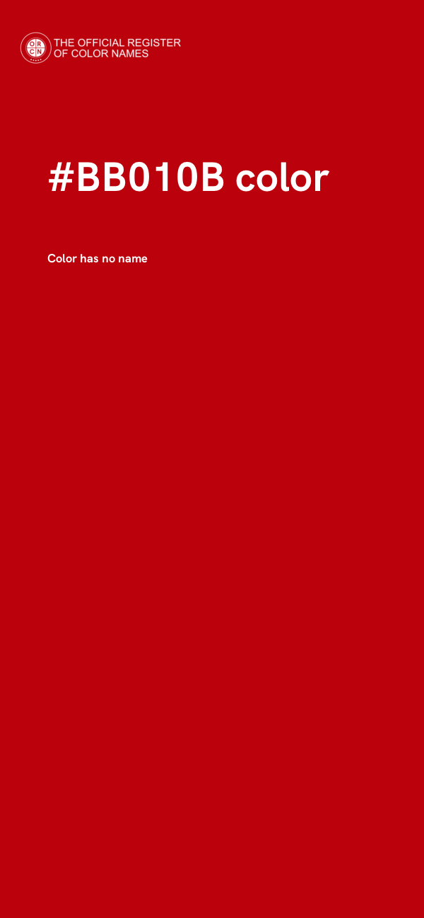 #BB010B color image