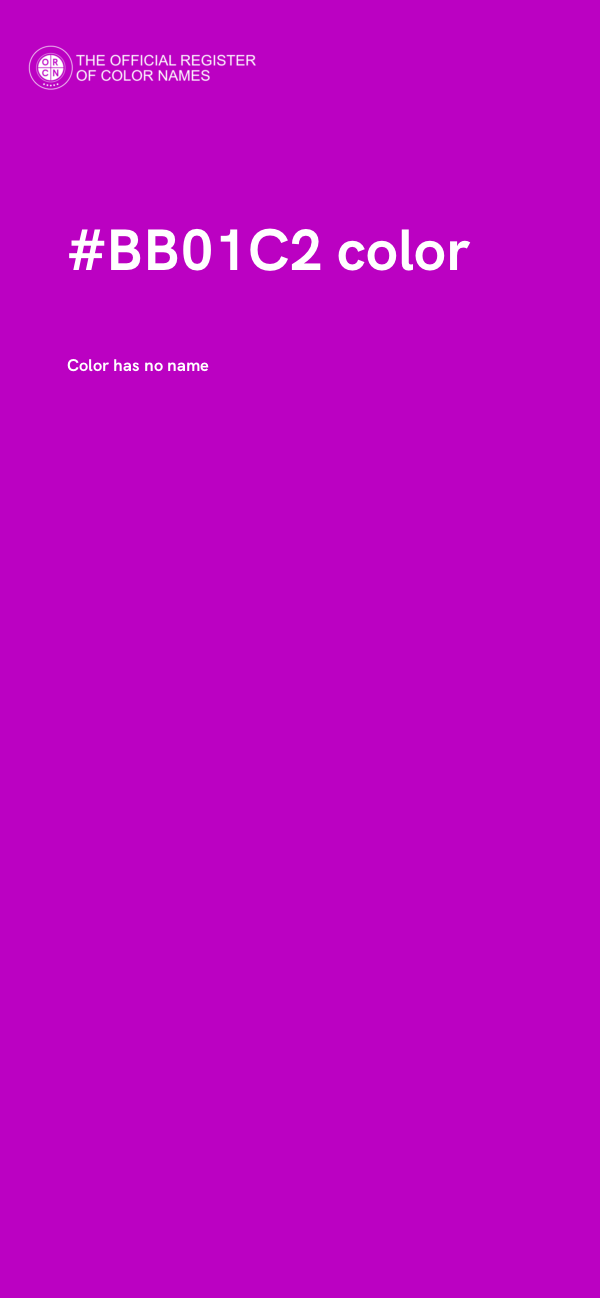 #BB01C2 color image