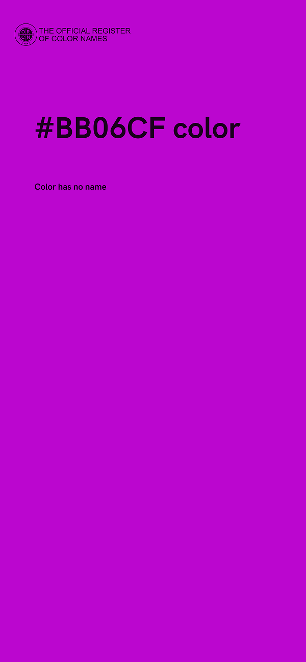 #BB06CF color image