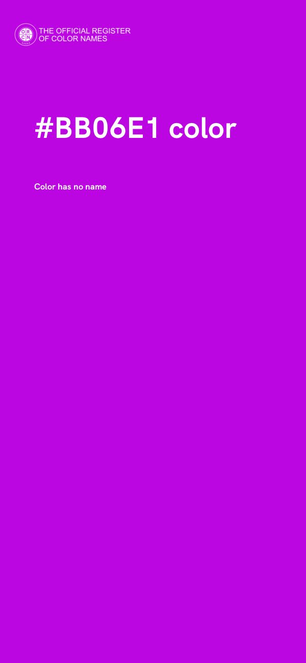 #BB06E1 color image