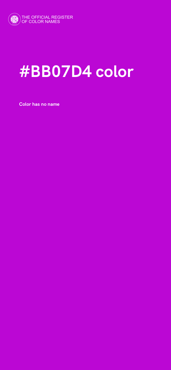 #BB07D4 color image