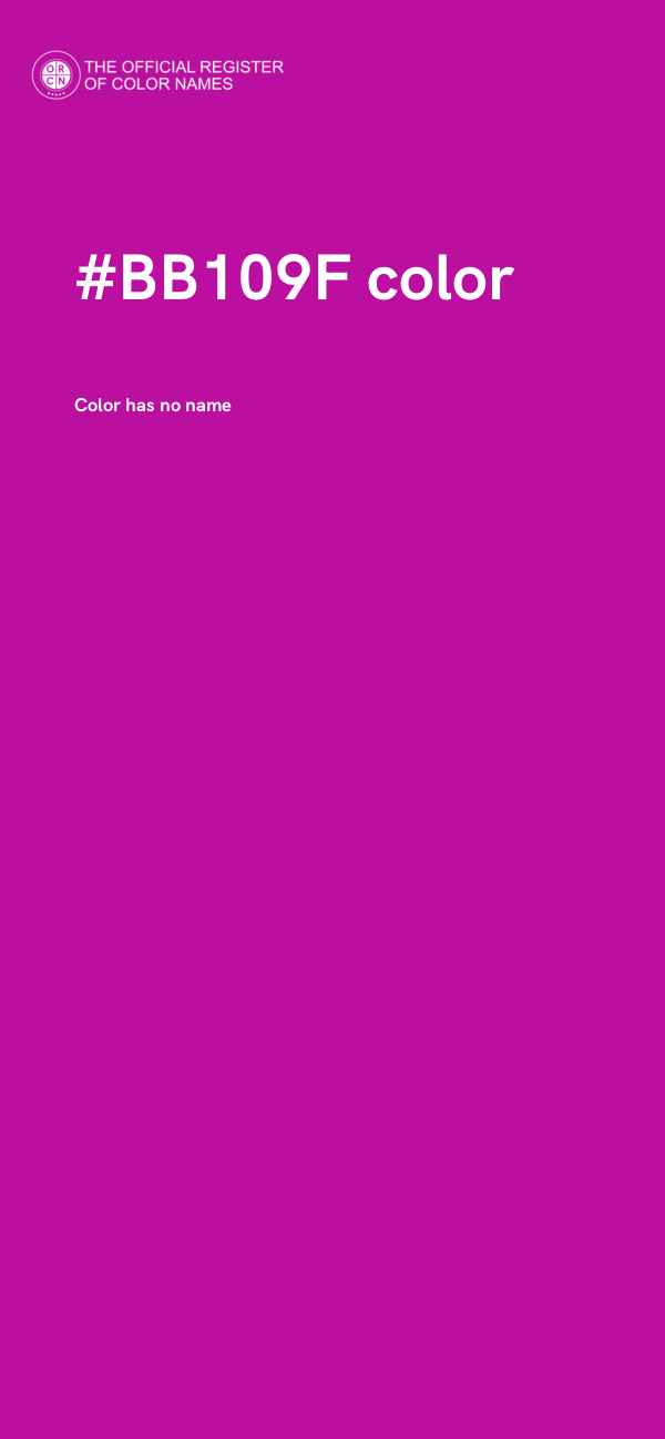 #BB109F color image