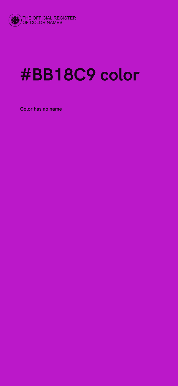 #BB18C9 color image