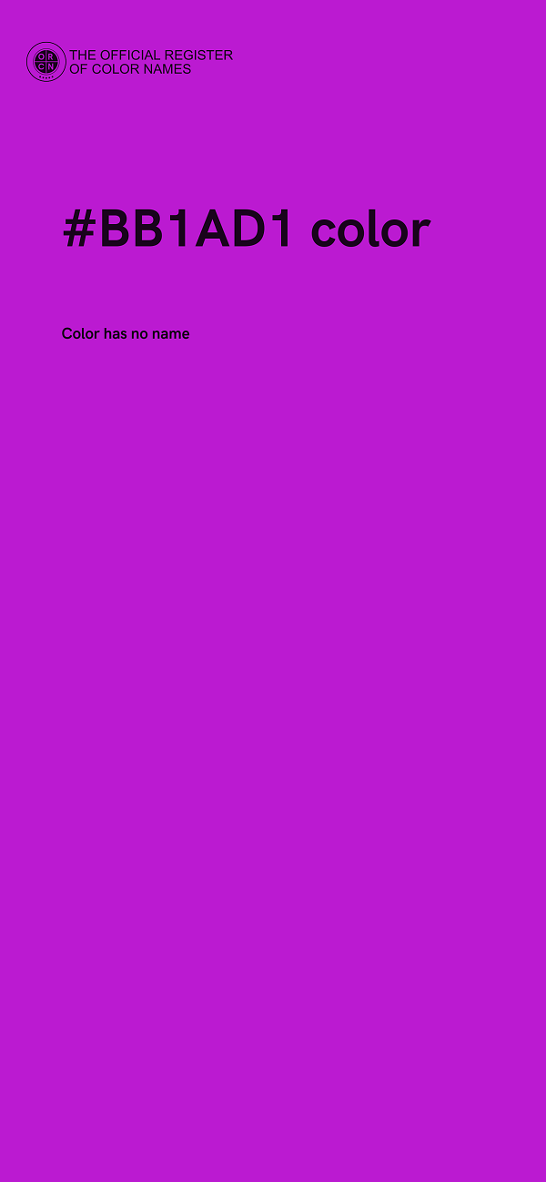#BB1AD1 color image
