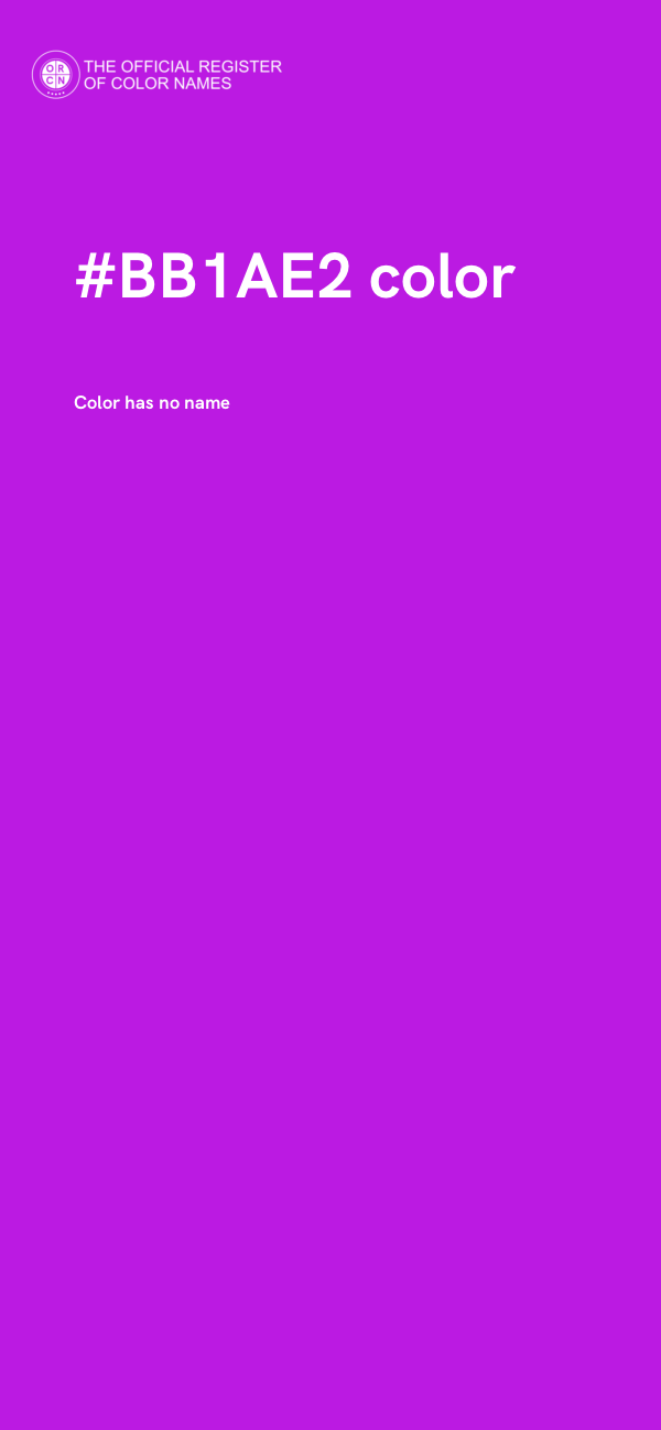 #BB1AE2 color image