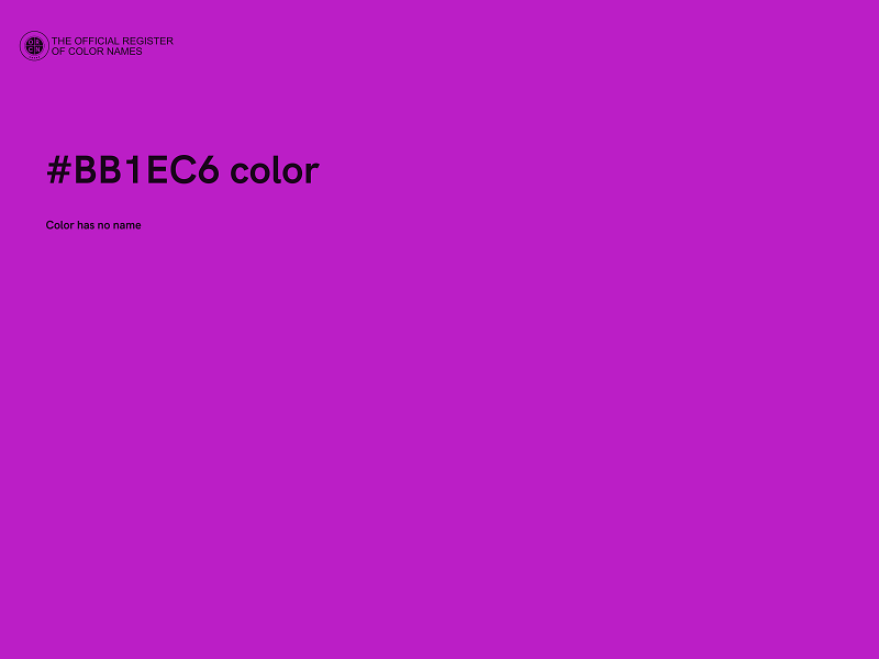 #BB1EC6 color image