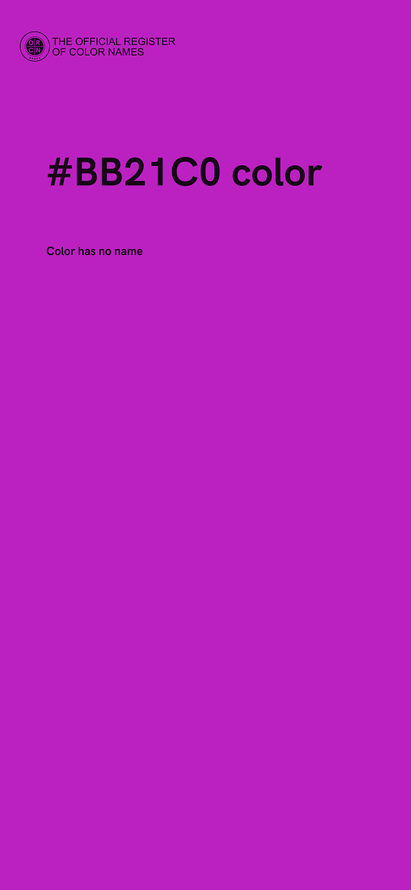 #BB21C0 color image
