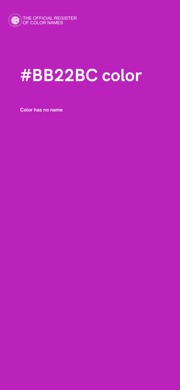 #BB22BC color image