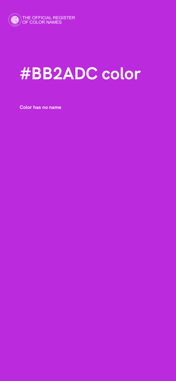 #BB2ADC color image