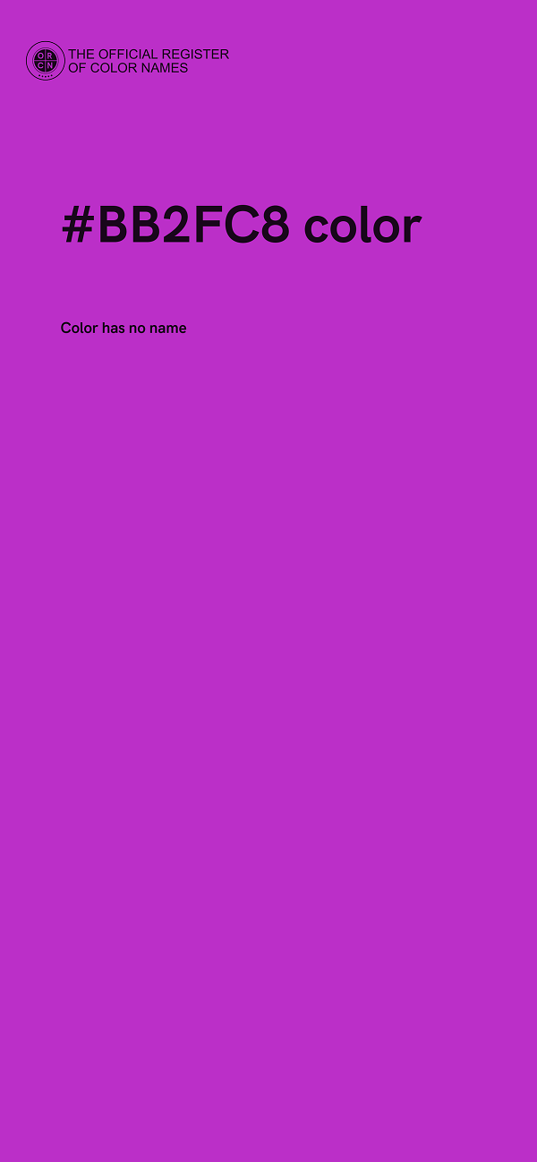 #BB2FC8 color image