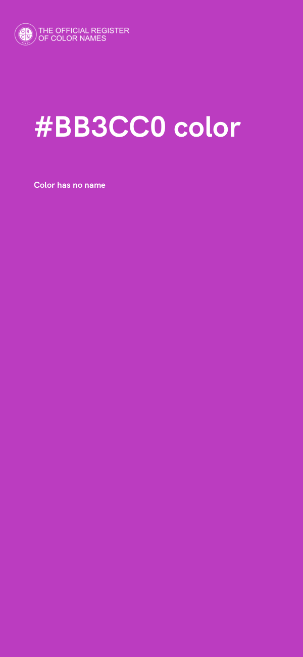 #BB3CC0 color image