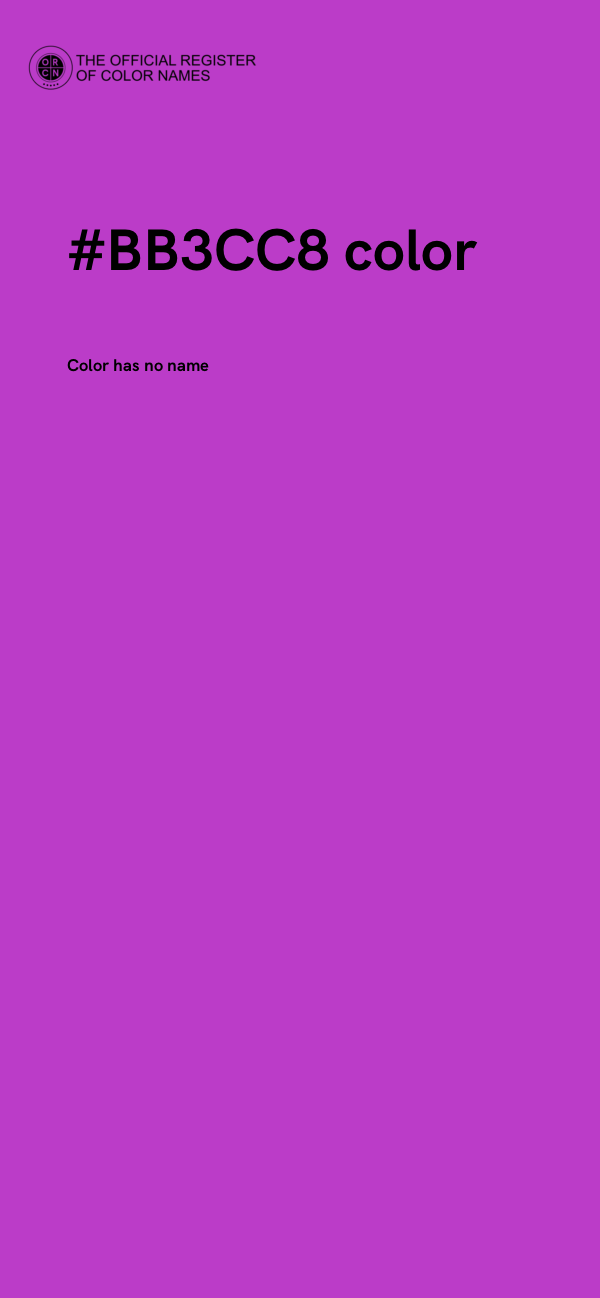 #BB3CC8 color image