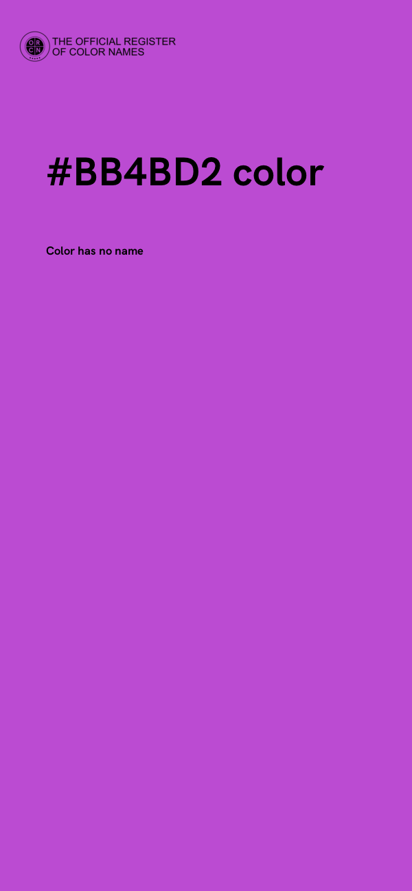 #BB4BD2 color image