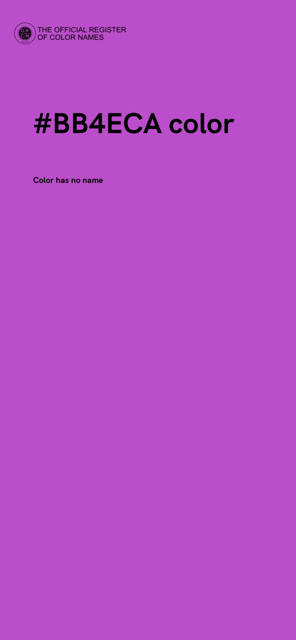 #BB4ECA color image