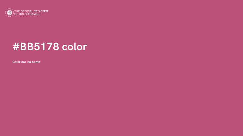 #BB5178 color image