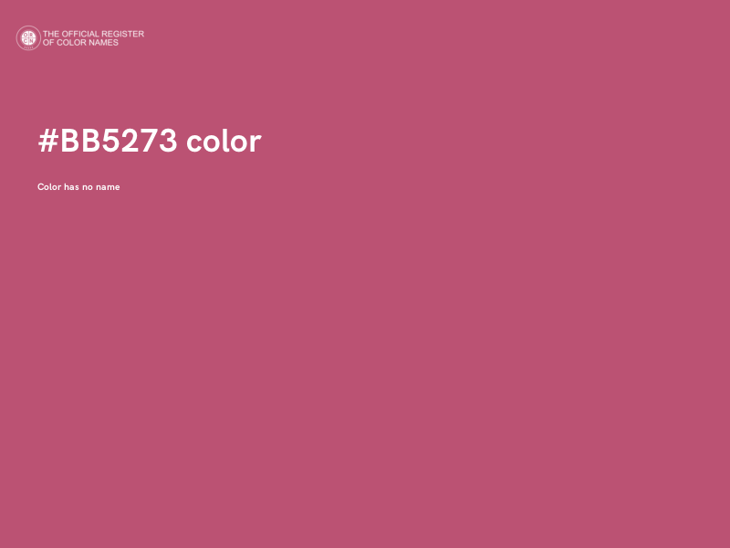 #BB5273 color image