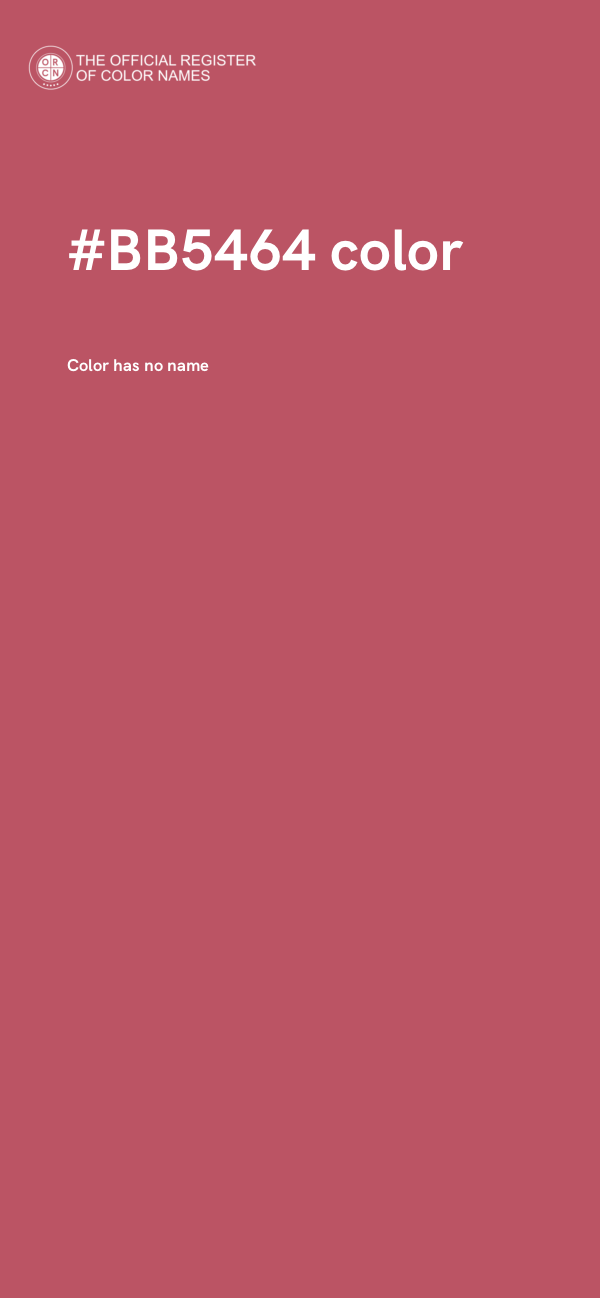 #BB5464 color image