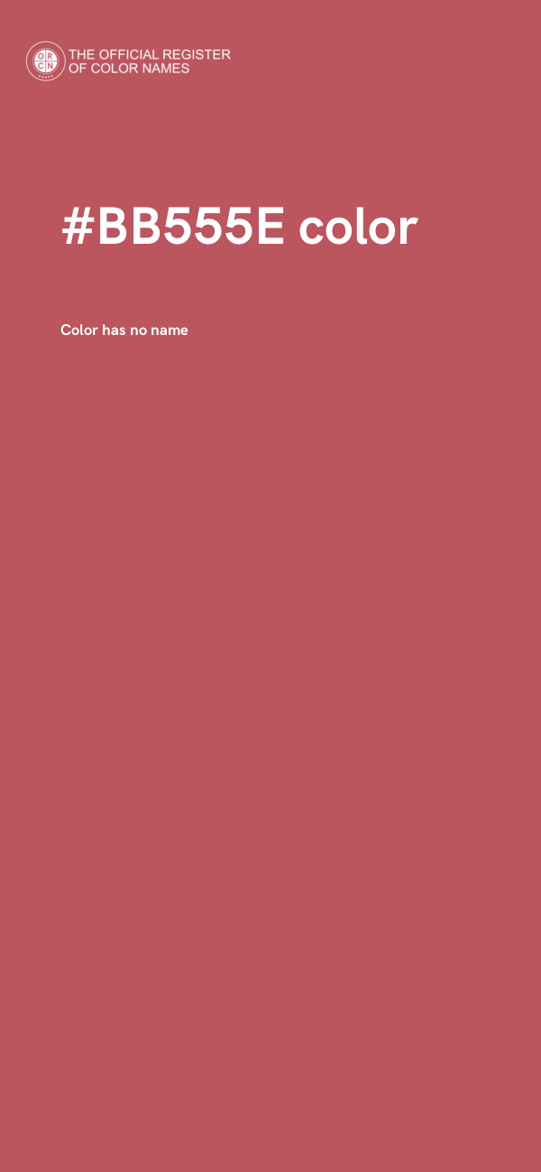#BB555E color image
