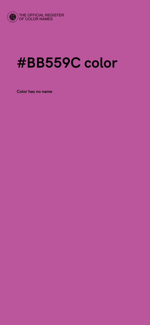 #BB559C color image