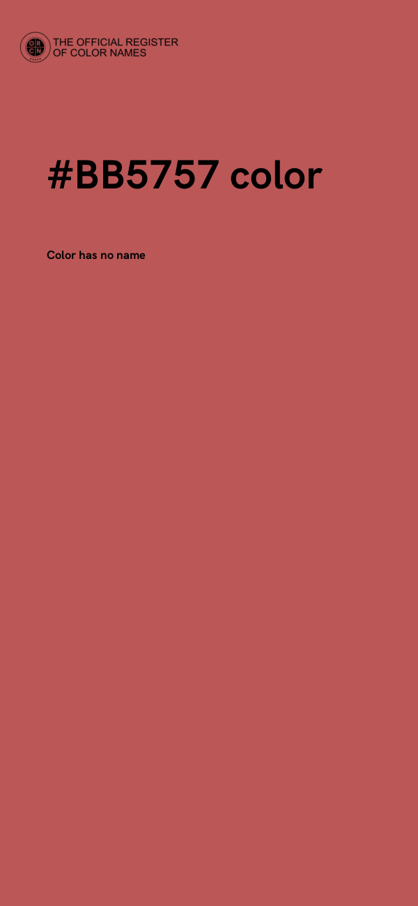 #BB5757 color image