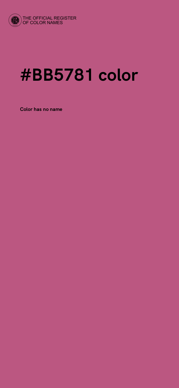 #BB5781 color image