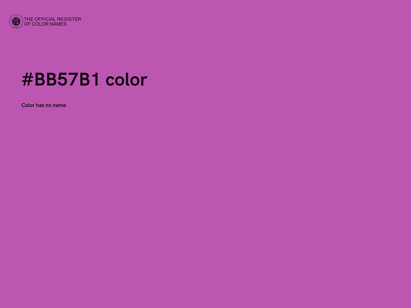 #BB57B1 color image