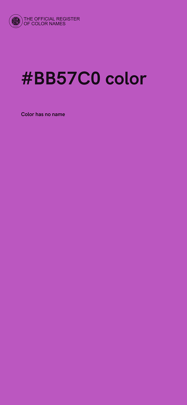 #BB57C0 color image