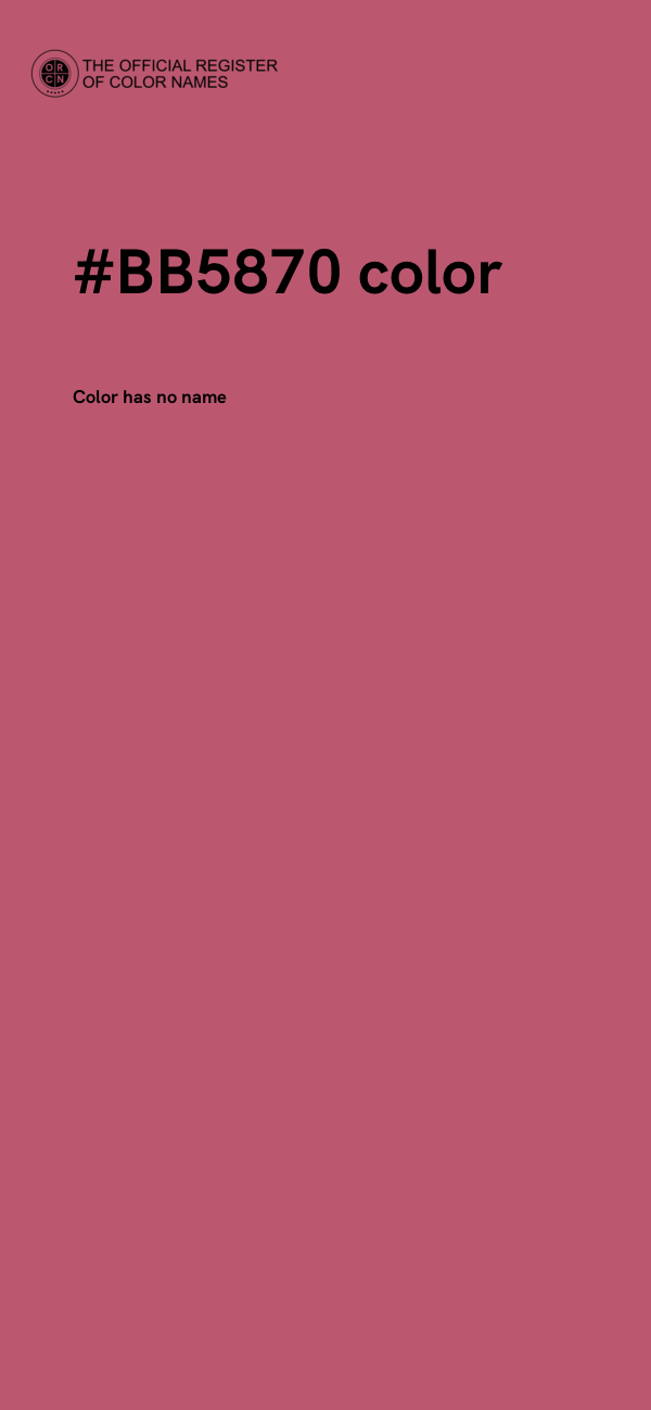 #BB5870 color image