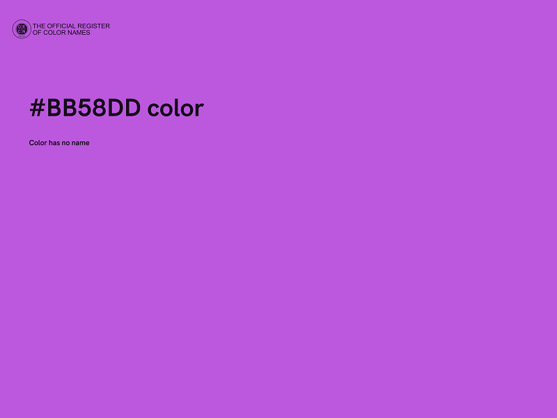 #BB58DD color image