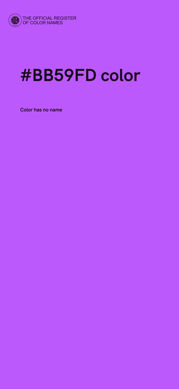 #BB59FD color image