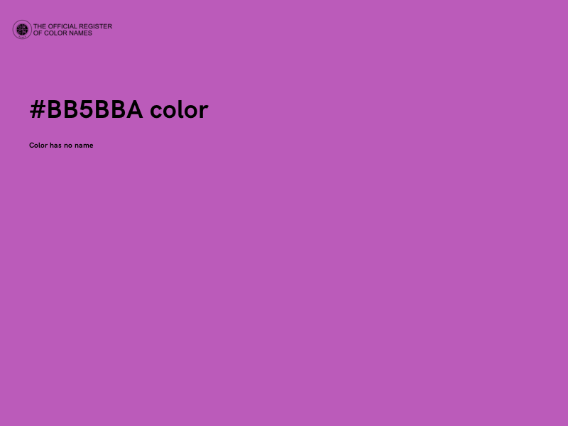 #BB5BBA color image