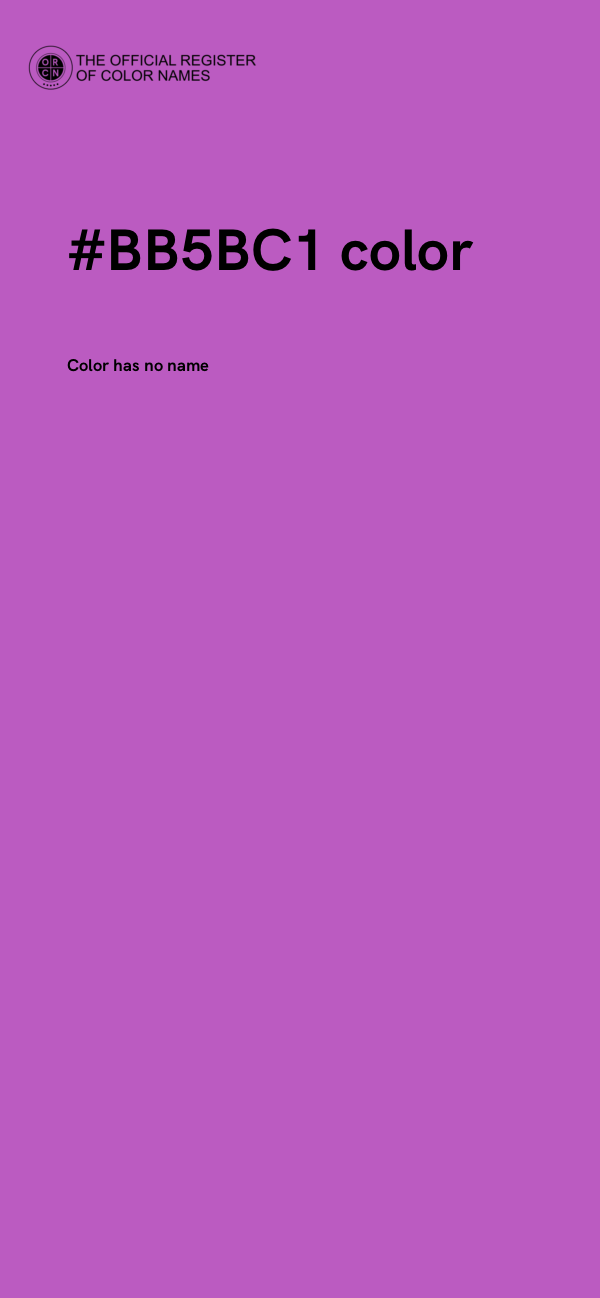 #BB5BC1 color image