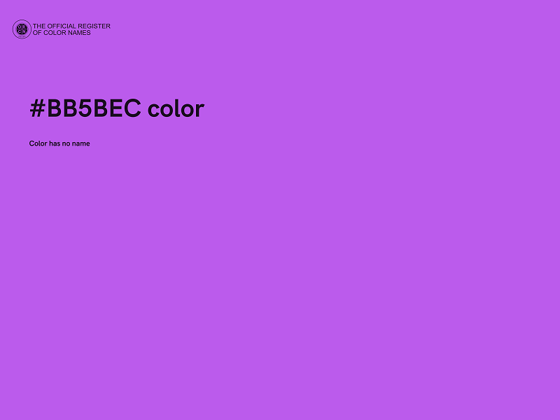 #BB5BEC color image