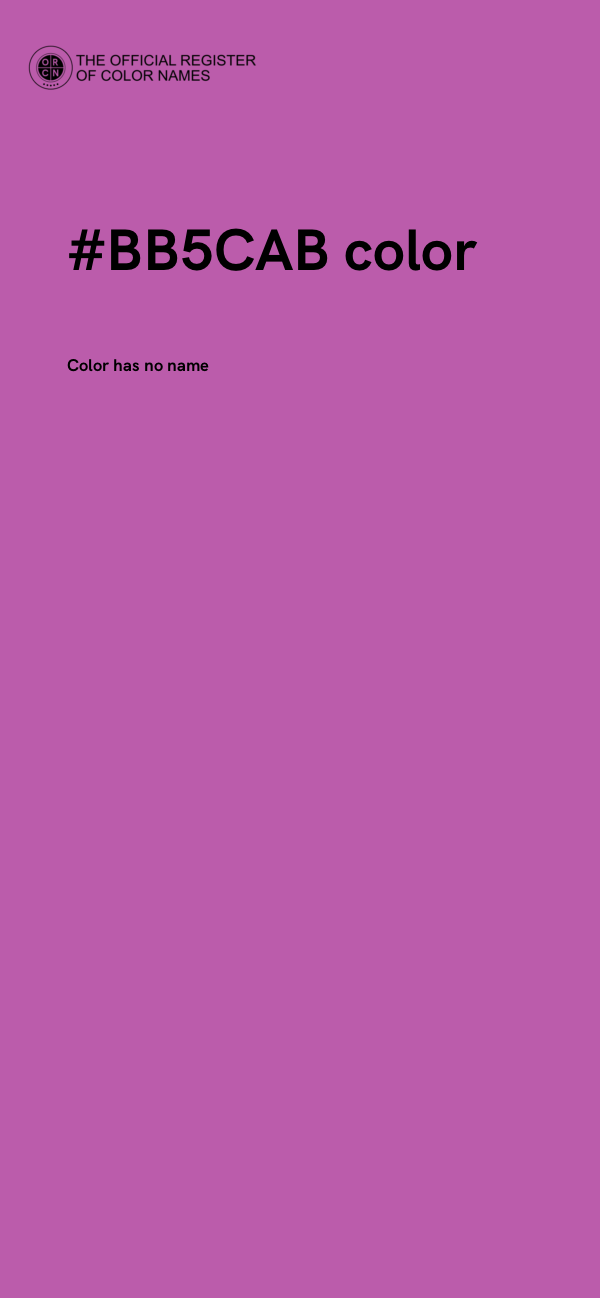 #BB5CAB color image