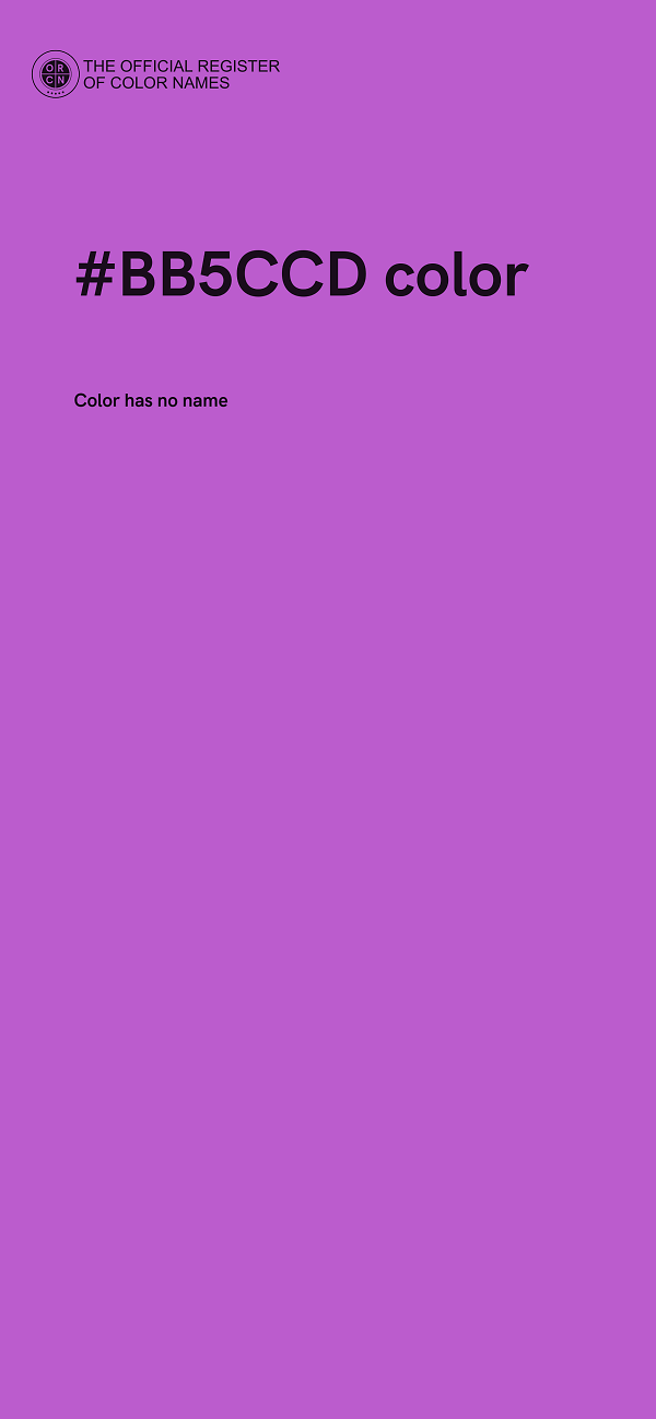 #BB5CCD color image