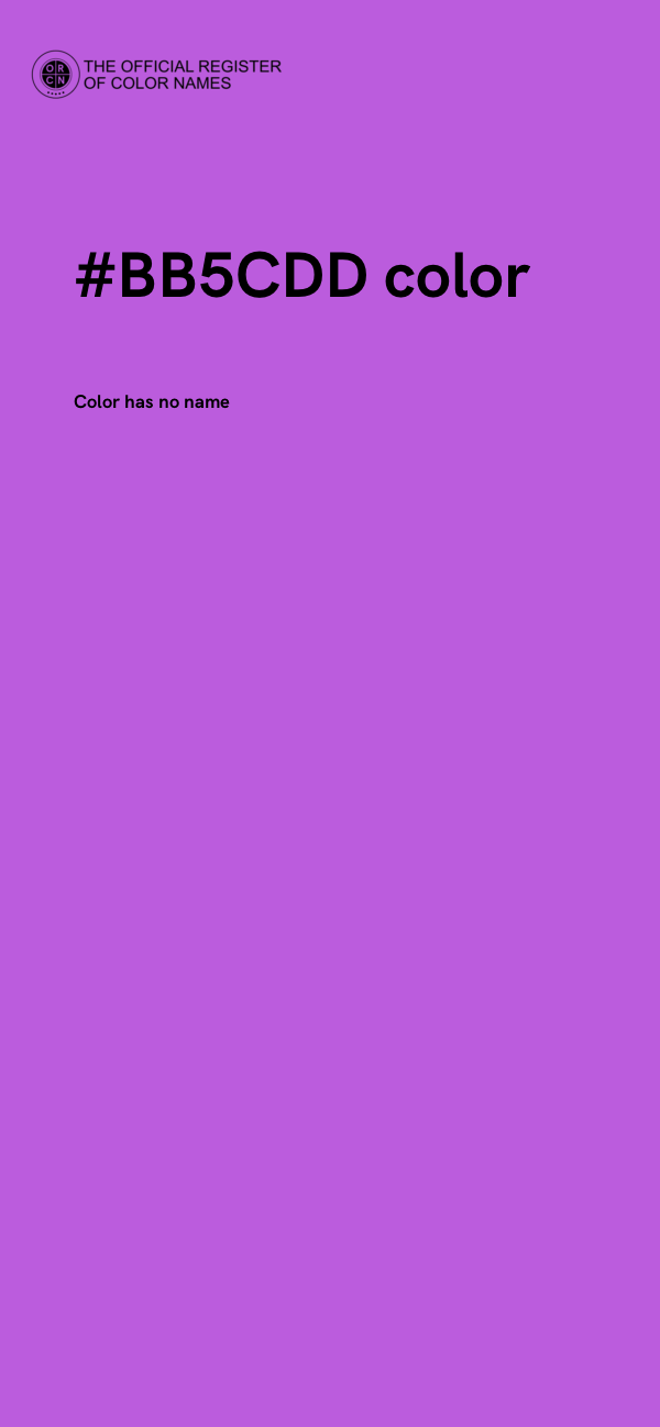 #BB5CDD color image