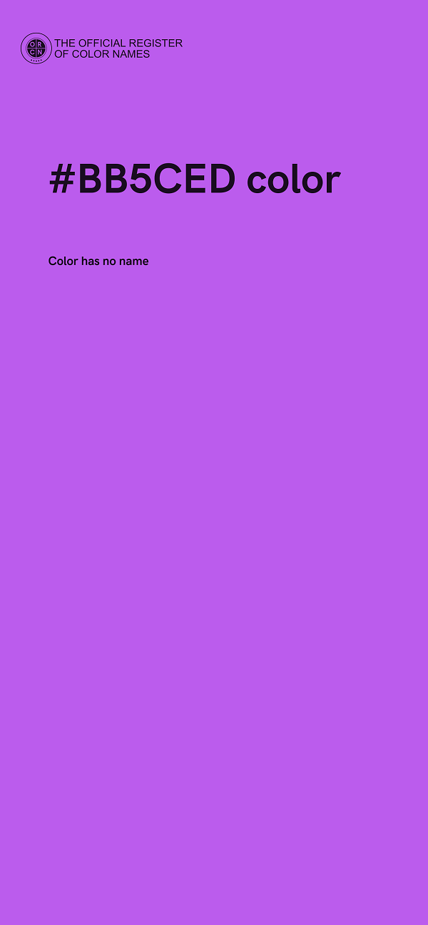 #BB5CED color image