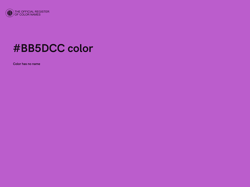 #BB5DCC color image