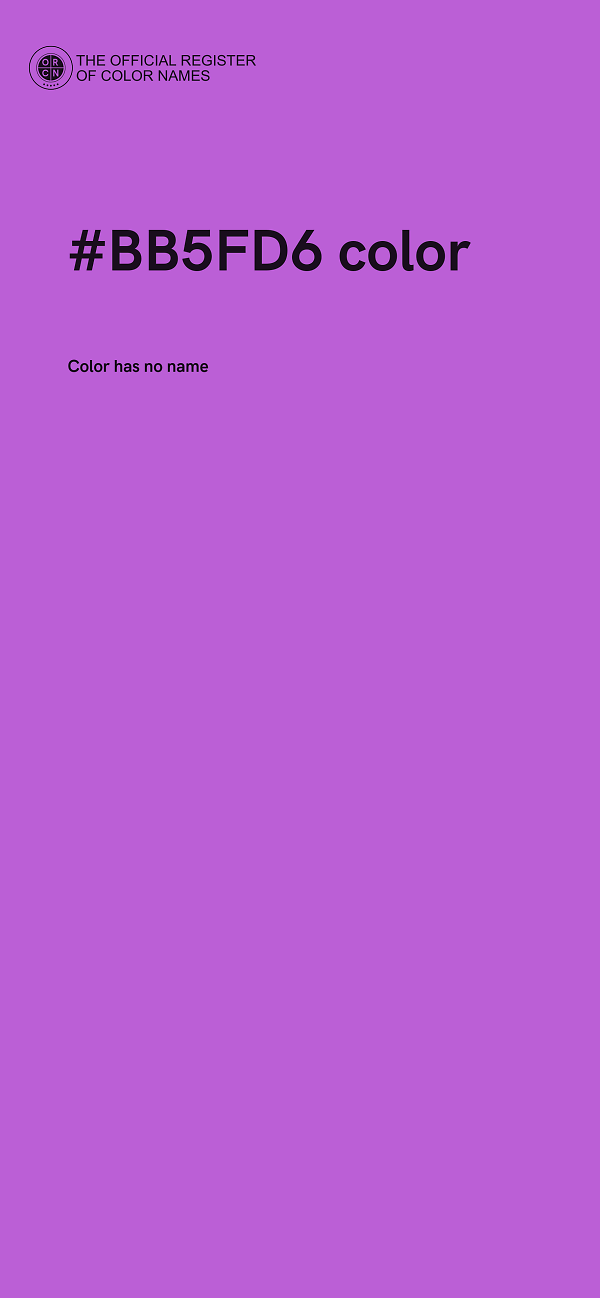 #BB5FD6 color image