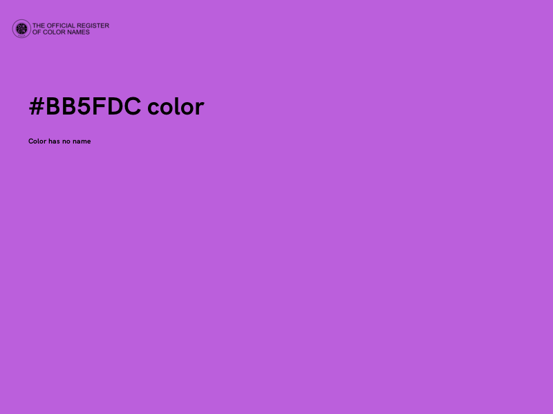 #BB5FDC color image