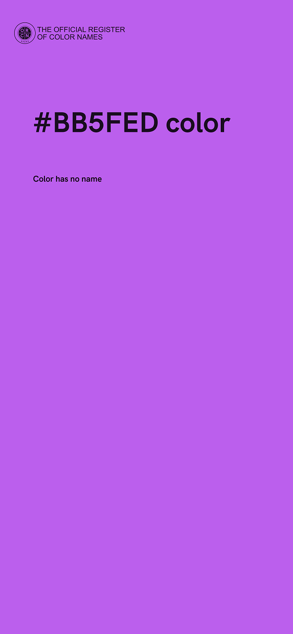 #BB5FED color image