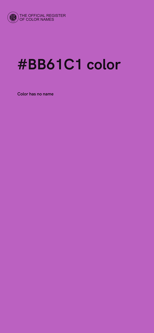 #BB61C1 color image