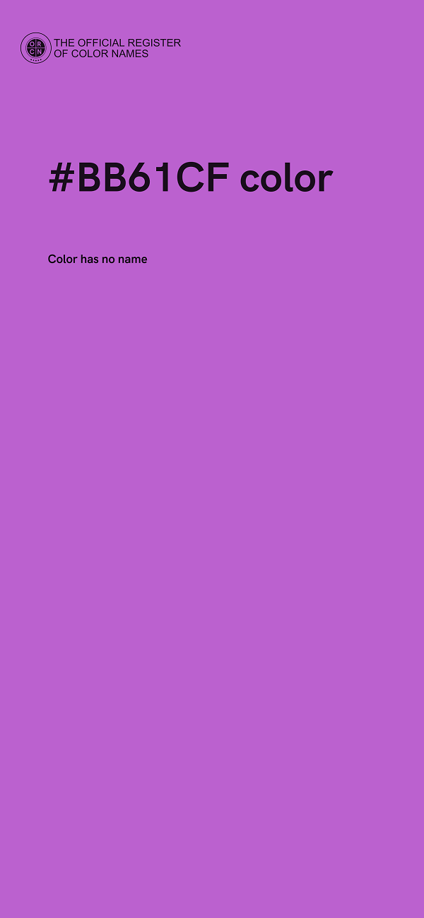 #BB61CF color image