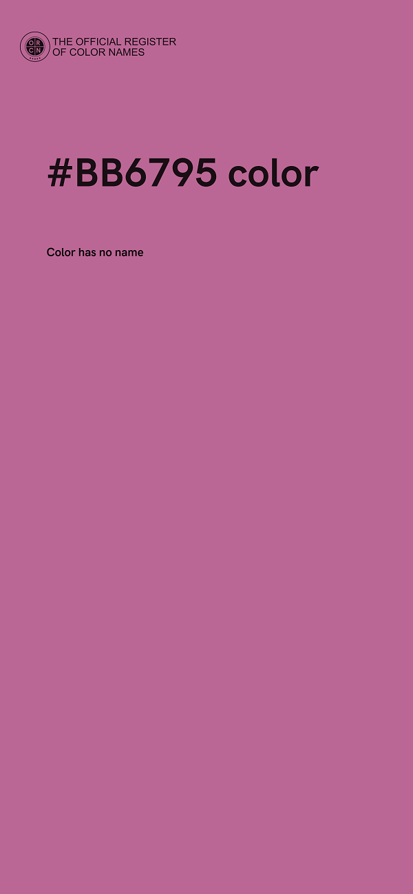 #BB6795 color image
