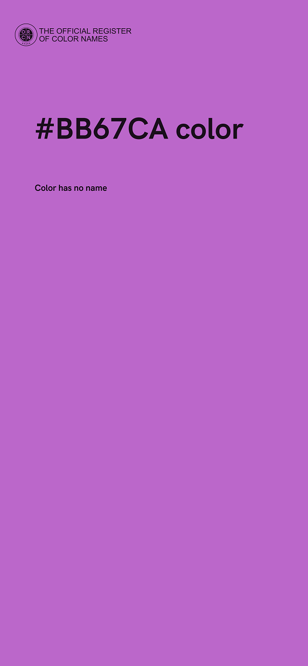 #BB67CA color image